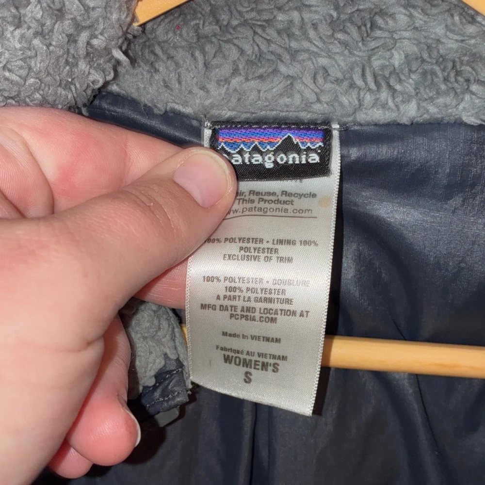 Patagonia Women’s Los Lobos Full-Zip Fleece Jacket Gray - size small - Picture 9 of 12